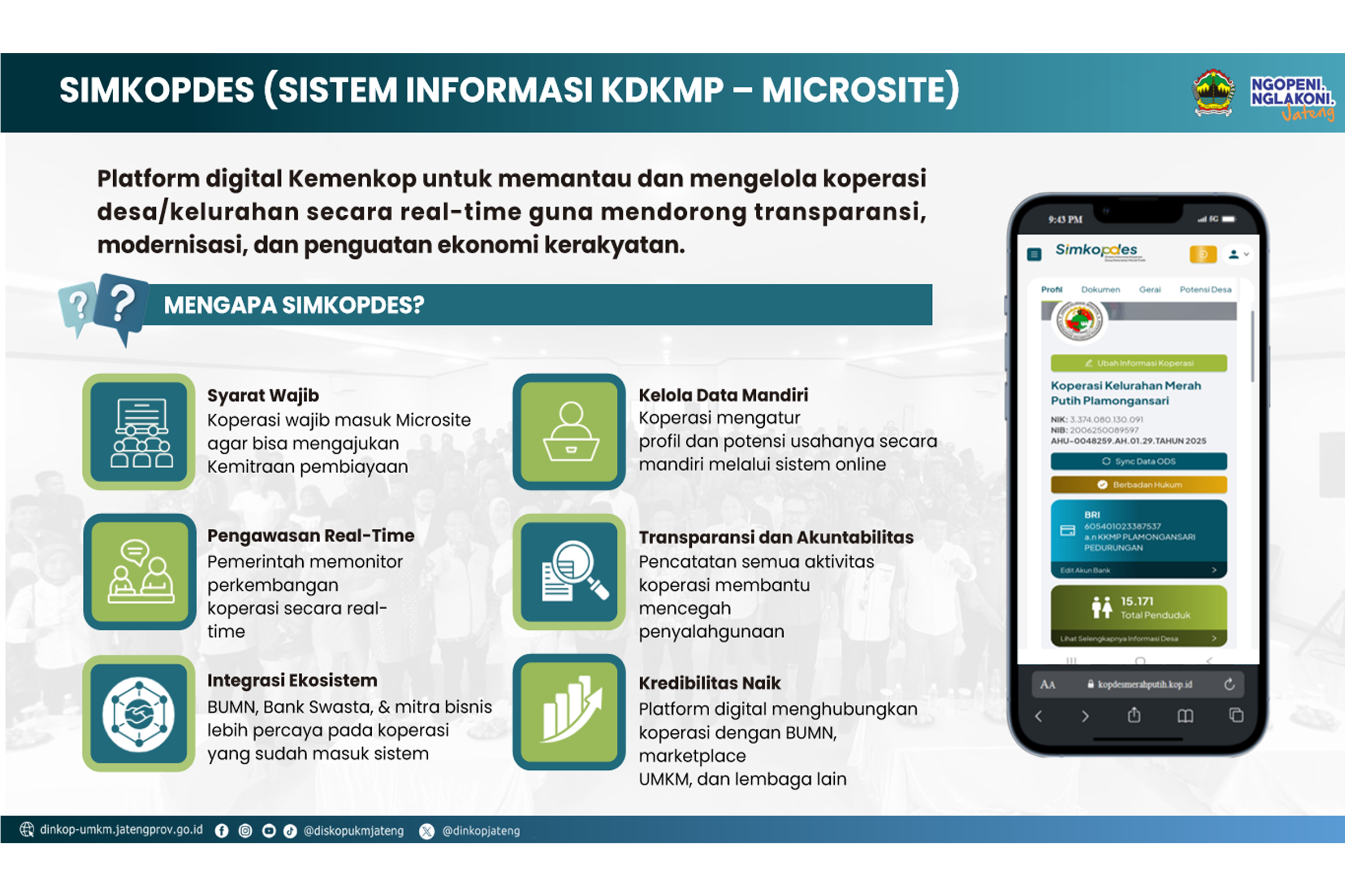 Bergabunglah di SIMKOPDES sekarang dan wujudkan koperasi modern, transparan, dan terpercaya!